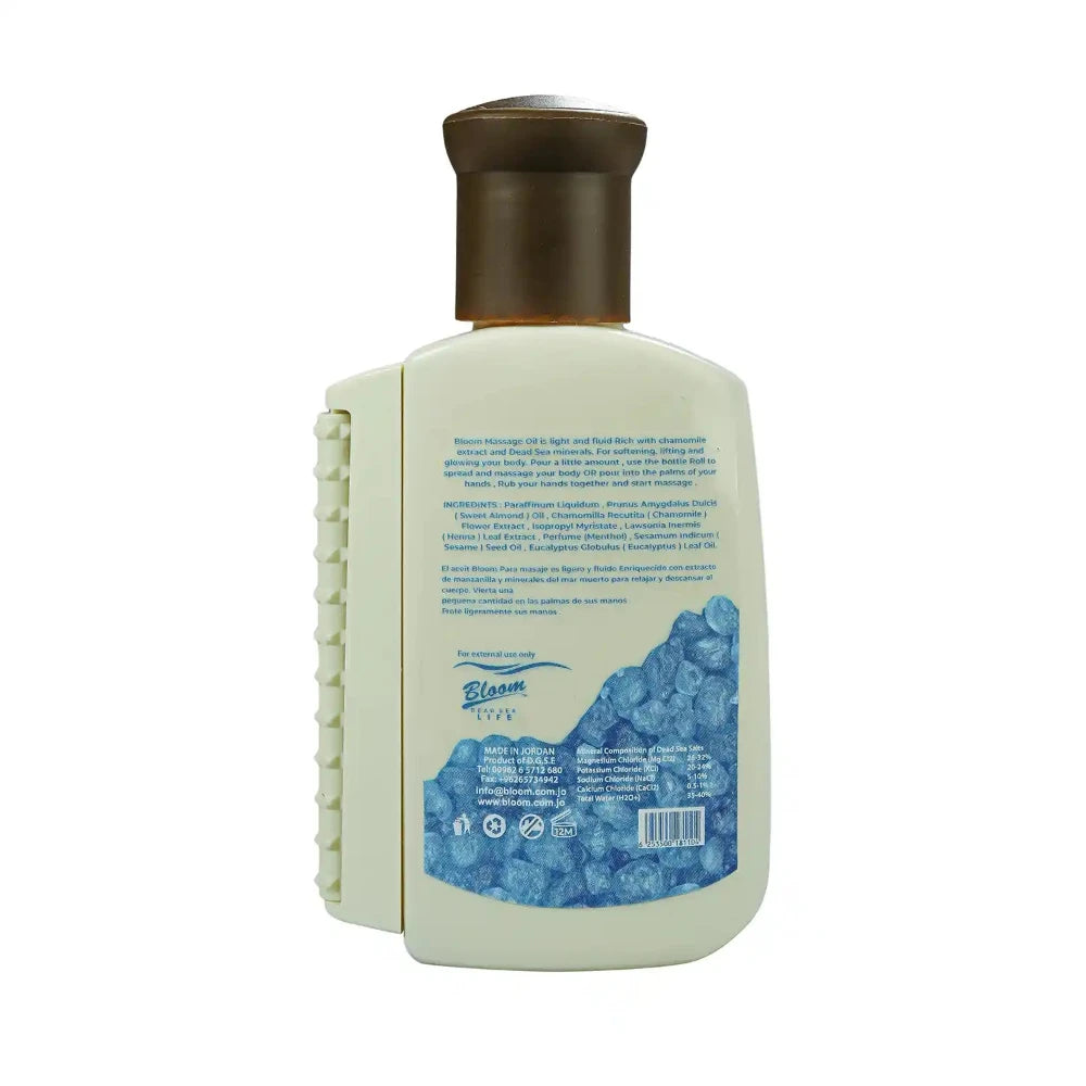 Bloom Massage Oil bottle for relaxation and skin nourishment