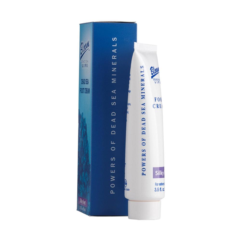 Bloom Dead Sea Foot Cream – Infused with nourishing Dead Sea minerals to soothe, hydrate, and repair rough, dry feet.