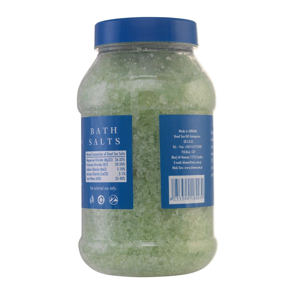 Enjoy a soothing soak with Green Menthol Dead Sea Bath Salt 1.1 lbs Jar, designed to invigorate your senses and nourish your skin with mineral-rich salts.